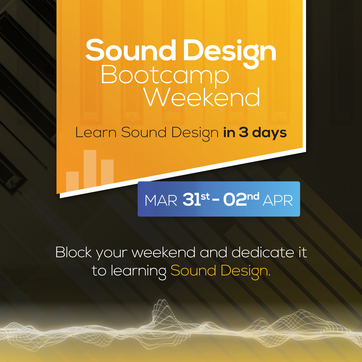Sound Design Bootcamp Weekend (NON EU)
