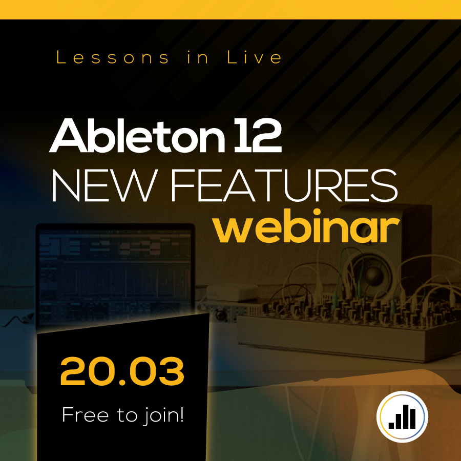 Free Ableton 12 new features webinar
