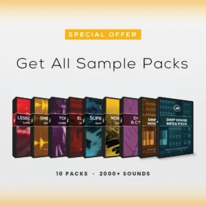 Get all 10 Lessons in Live sample packs, special offer
